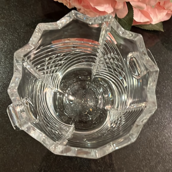 VTG Bohemia Czech 24% Lead Crystal 6-3/4" Ice Bucket - Picture 8 of 9